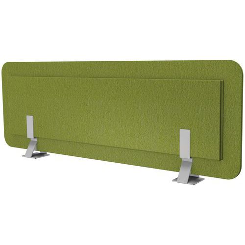 Pant. acústica verde cartujo + soportes para extensión