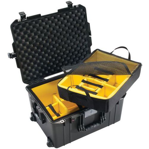 Maleta de protección estanca negra Peli Air Case 1607
