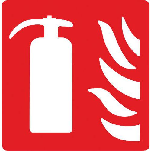 Señalización en el suelo - Extintor - Gergosign Señalización en el suelo - Extintor - Gergosign