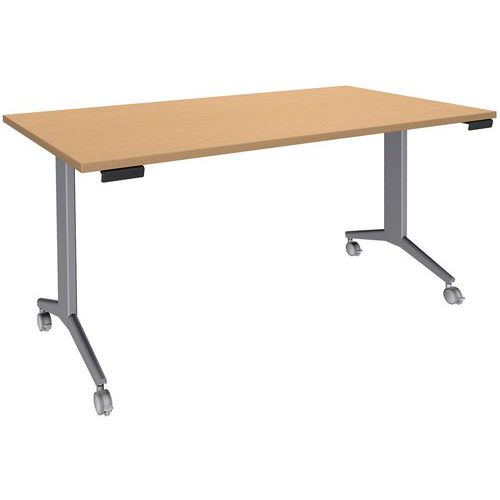 Mesa Idora 160x80 cm, pata aluminio