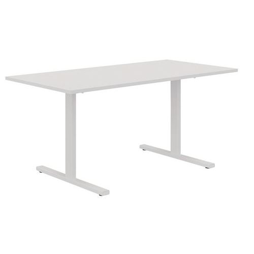 Escritorio recto 160 cm, patas en T, Misao - Manutan Expert