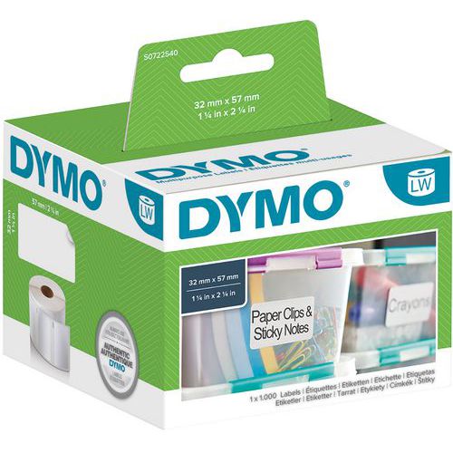 Etiqueta adhesiva polivalente papel blanco LabelWriter - Dymo