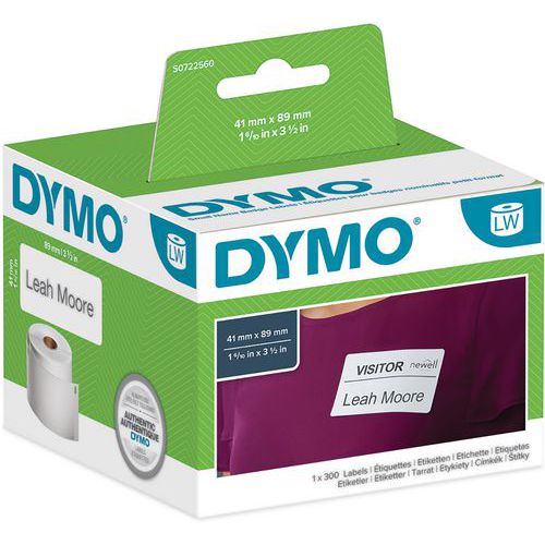 Etiqueta adhesiva envío/tarjeta papel blanco LabelWriter - Dymo