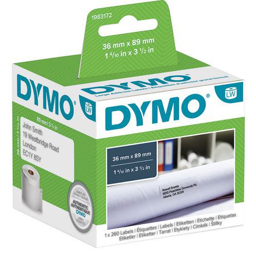Etiqueta adhesiva dirección papel blanco LabelWriter - Dymo