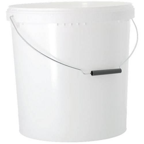 Cubo de plástico blanco - De 17 a 20 L Cubo de plástico blanco - De 17 a 20 L