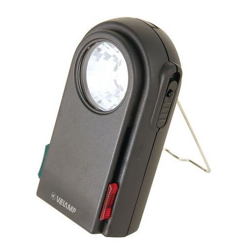 Linterna de bolsillo de 3 LED con filtros de colores y botón de morse - Velamp