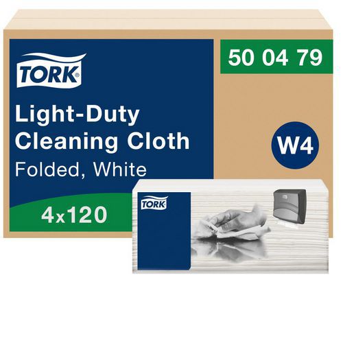 Paños de limpieza blancos W4 - Tork