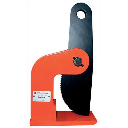 Pinza para chapa de gran estabilidad con agarre horizontal alto 1 T - Stockman