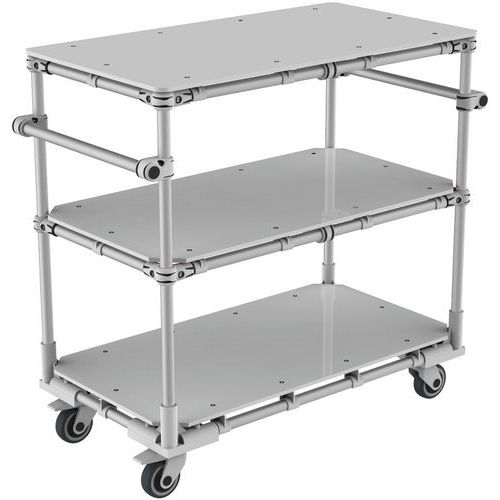 Carro auxiliar modular de aluminio - 350 kg - Trilogiq