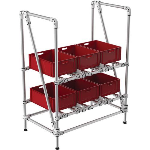 Mini-Rack de almacenamiento tubular - Trilogiq
