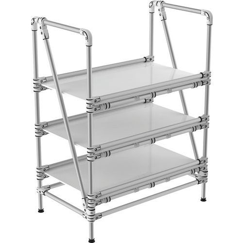 Estantería individual con borde anticaída - Trilogiq