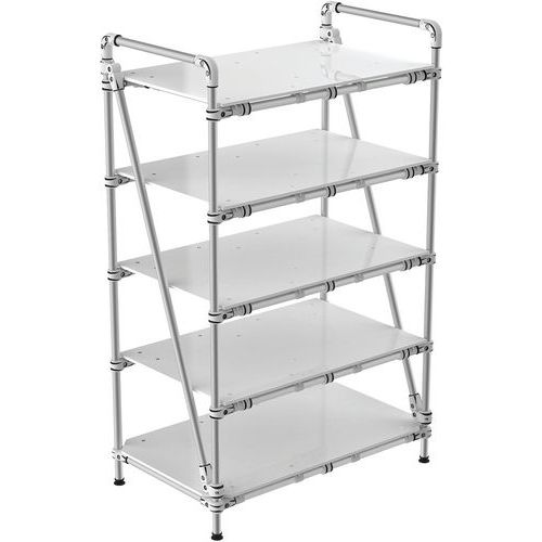 Carro auxiliar tubular con balda maciza - Trilogiq