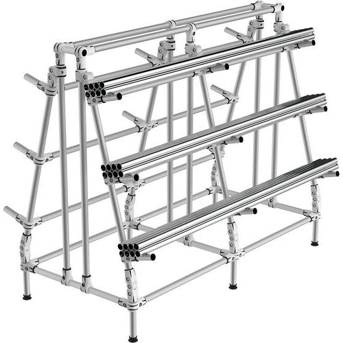 Mini-rack Cantilever fijo - Base triangular - Carga 150 kg por nivel - Trilogiq