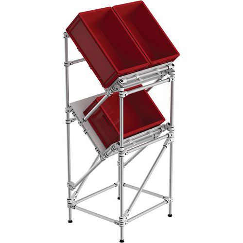 Mini-Rack para picking con estructura en V - Trilogiq