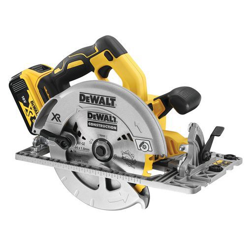 Sierra circular XR 18V 5Ah - 2 baterías y caja - DEWALT