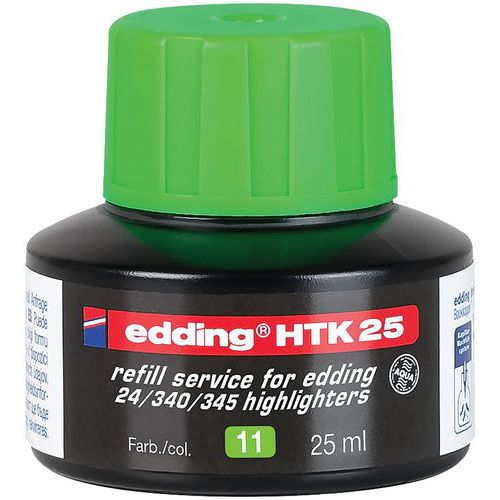 Recarga HTK25 para subrayador e24 ecoline - EDDING