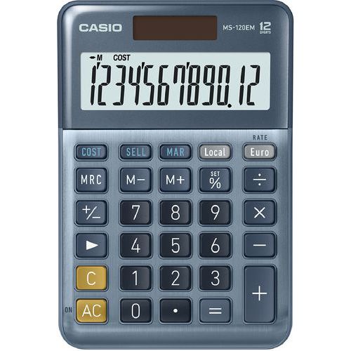 Calculadora de oficina Casio MS-120EM