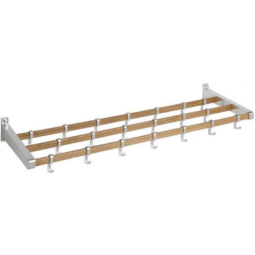 Percha mural Gardelux 1 - colgador triple  - Gardelux