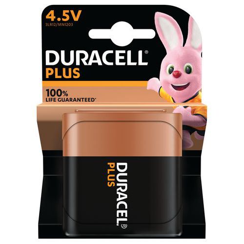 Pila alcalina 4,5 V Plus 100 % - 1 unidad - Duracell
