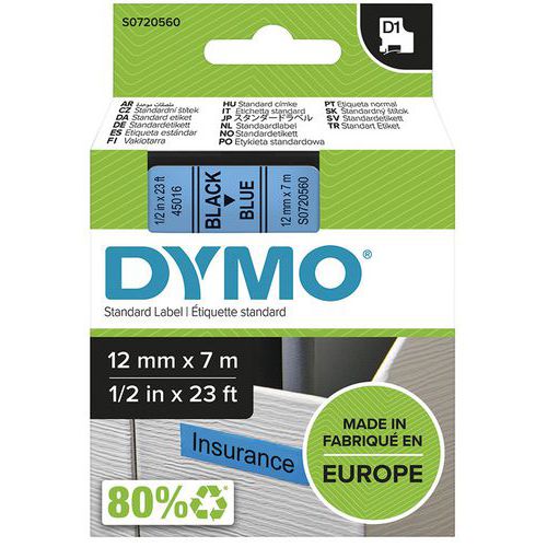 Caja de cinta D1 de 12 mm de ancho - Dymo