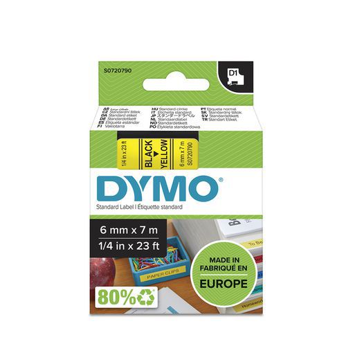 Caja de cinta D1 de 6 mm de ancho - Dymo