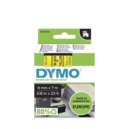 Caja de cinta D1 de 9 mm de ancho - Dymo