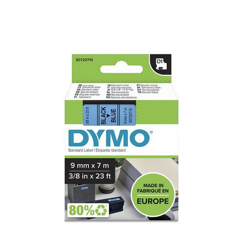 Caja de cinta D1 de 9 mm de ancho - Dymo