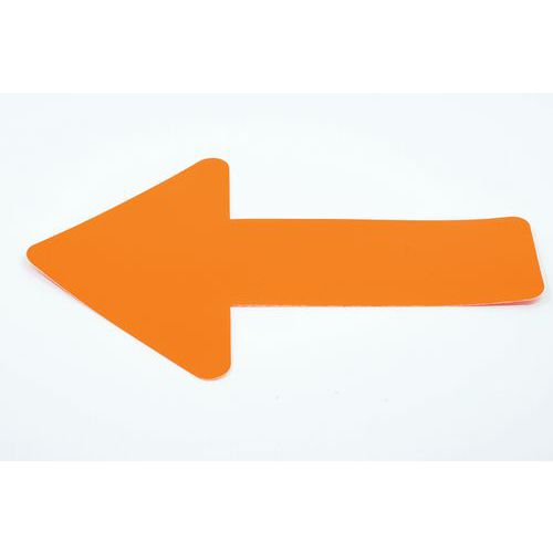 Adhesivo de marcado en suelo - Flecha - 180 x 180 mm - Gergosign