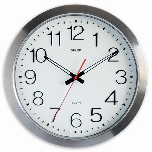Reloj estanco de acero inoxidable IP45 - Ø 35 cm - Orium
