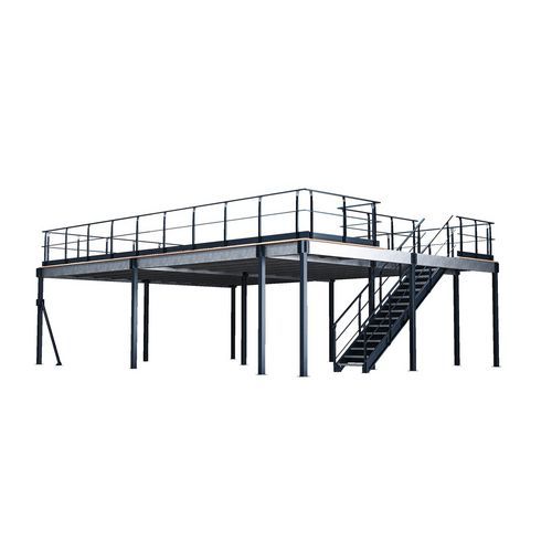 Plataforma de almacenamiento industrial a medida - Manorga