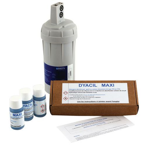 Kit de desinfección de fuentes de agua - 6 mantenimientos reutilizables