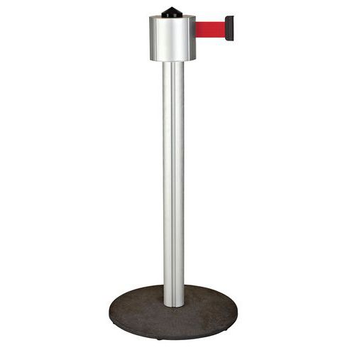 Poste de aluminio Storetrac indiv. con cinta de 12 m - Viaguide Poste de aluminio Storetrac indiv. con cinta de 12 m - Viaguide