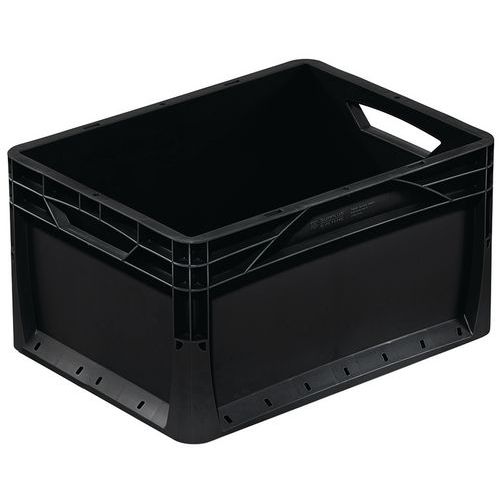 Caja Europa maciza con asas abiertas - L 400 a 600 mm - 20 a 66 L