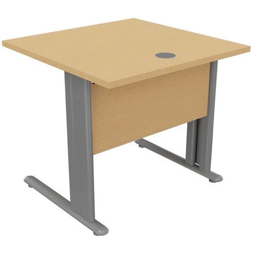 Mesa de oficina rectangular - Haya - Manutan Expert