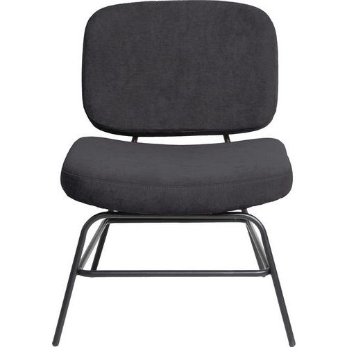 Sillón curvo con patas negras - Meet By Paperflow