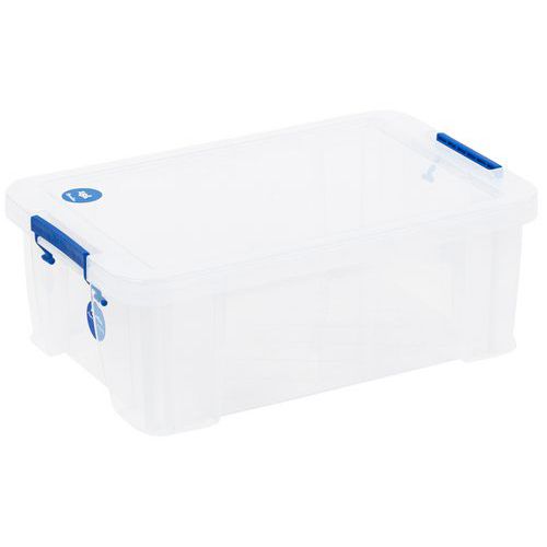 Caja de organización con tapa - 320 a 580 mm de largo - 10 a 70 L - Manutan Expert