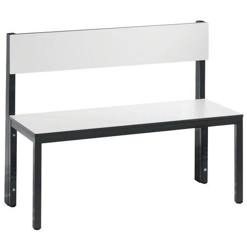 Banco de madera con respaldo Basic Plus - con y sin rejilla - CP