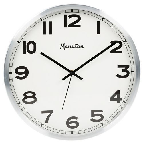 Reloj de pared analógico de cuarzo de 40 cm de diámetro - Manutan Expert