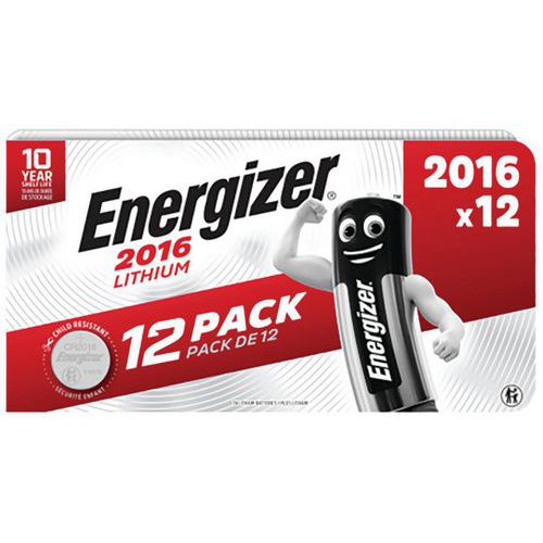 Paquete de 12 pilas de botón - Litio - Energizer