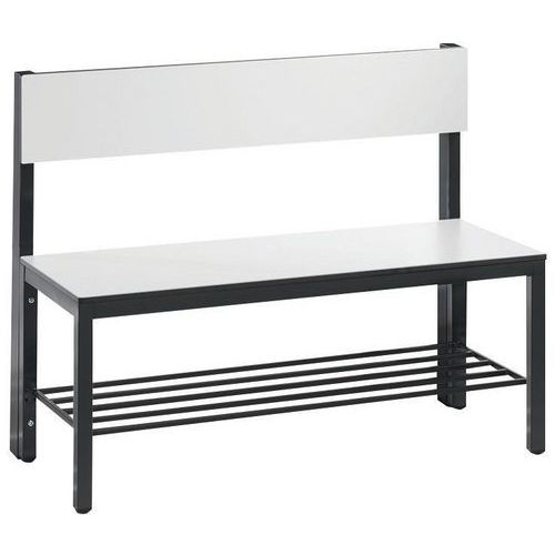 Banco de madera con respaldo Basic Plus - con y sin rejilla - CP