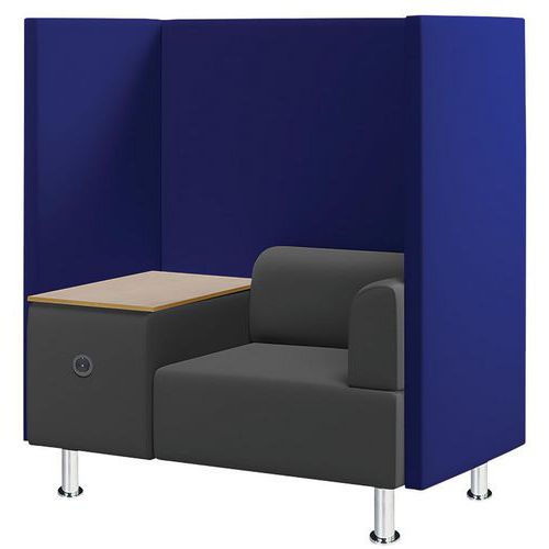 Sillón acústico con bandeja/toma europea- CEP