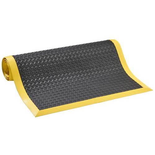 Alfombra antifatiga de chapa con relieve de chapa-diamante Cushion Flex® - Notrax