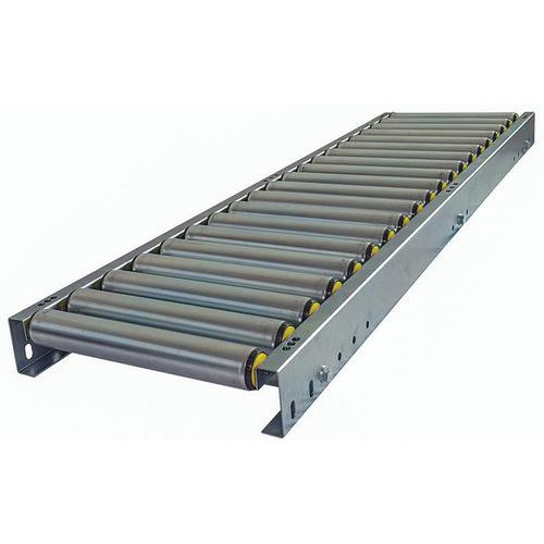 Cinta transportadora gravitacional TRS con rodillos de PVC Ø 50 mm - Somefi