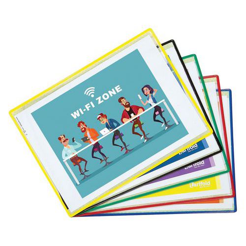 Funda de presentación adhesiva - A4 horizontal- Tarifold Funda de presentación adhesiva - A4 horizontal- Tarifold