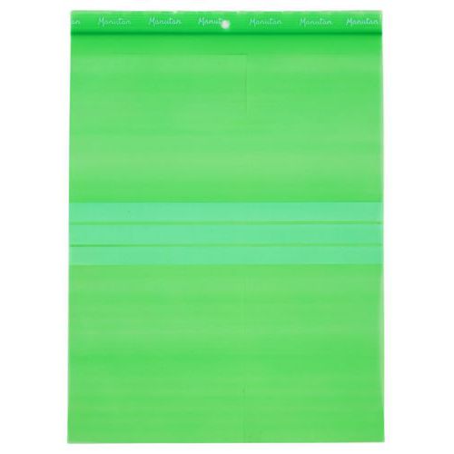 Bolsa zip reciclada - Verde 100µm - Manutan Expert