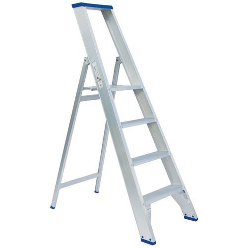 Escalera profesional con revestimiento de poliéster - De 4 a 6 peldaños - Solide