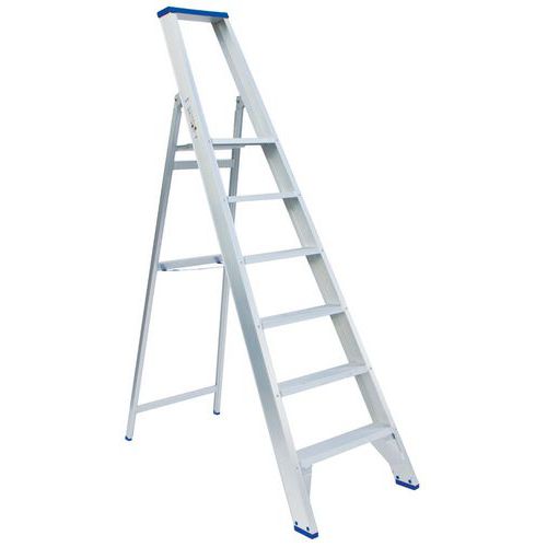 Escalera profesional con revestimiento de poliéster - De 4 a 6 peldaños - Solide