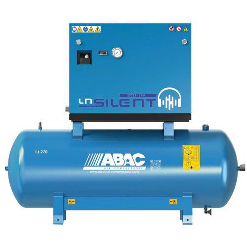 Compresor de pistones lubric. de 270 L 5,5 CV - Gama SILENT