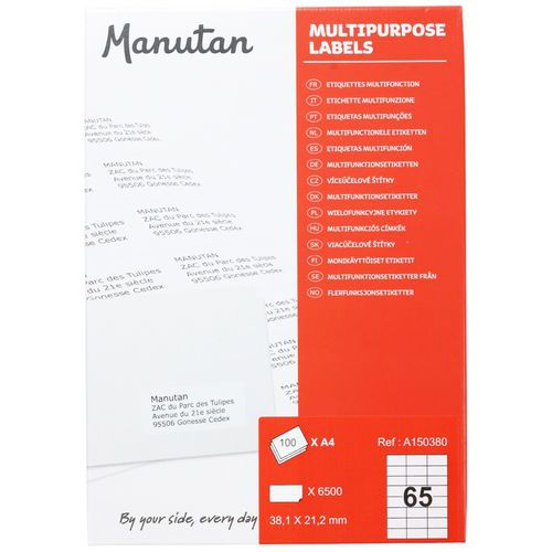 Etiquetas multifunción - Manutan Expert