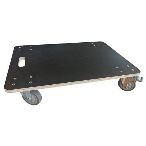 Plataforma rodante de madera - 400 kg - Manutan Expert Plataforma rodante de madera - 400 kg - Manutan Expert